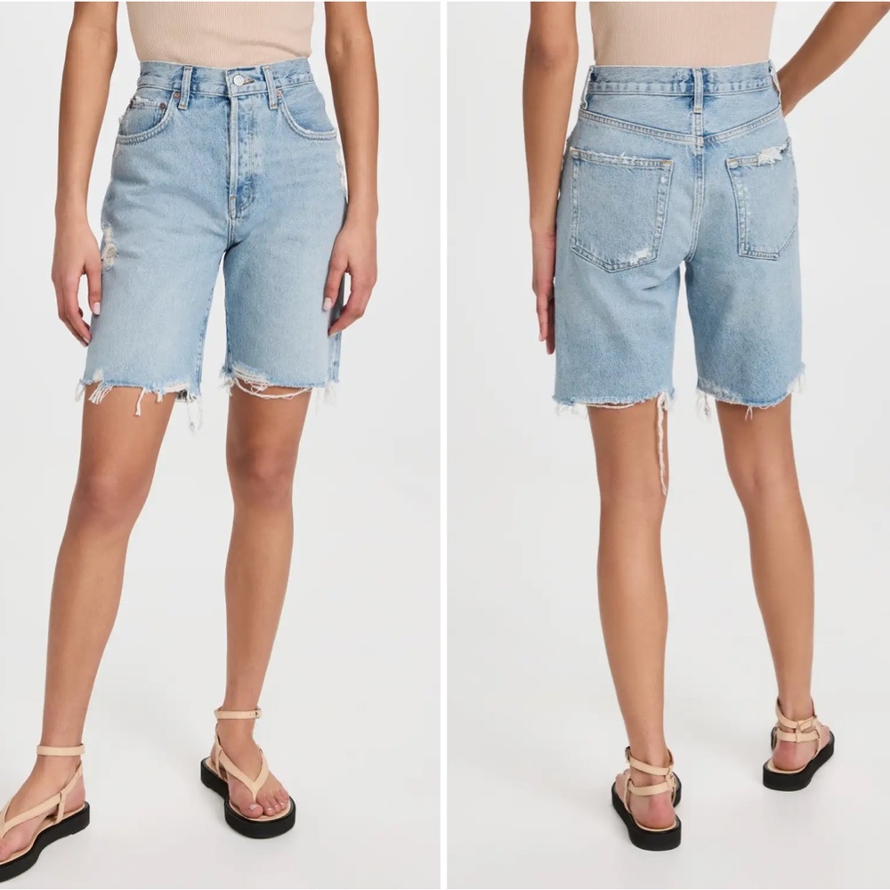 Agolde Ira Short Mid Rise Loose Jean Shorts